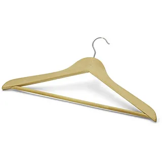 Nölle Profi Brush Nölle Konfektionsbügel m. Steg, gewinkelt, Holz