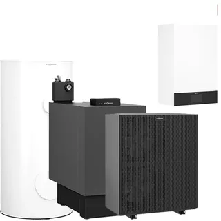 Viessmann Vitocal 250-A Hybridpaket A10, 400V, mit Vitoladens 300-C, 19 kW, 250 l, zweistufig