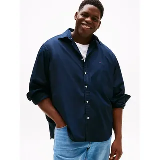 Tommy Hilfiger Big & Tall Langarmhemd "BT-FLEX POPLIN SOLID", Herren, Gr.