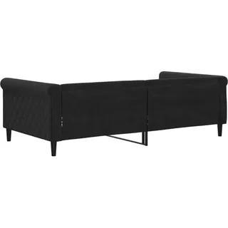 vidaXL Tagesbett 100 x 200 cm schwarz