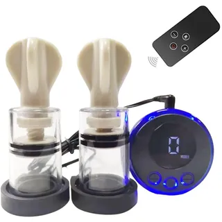 Elektro Schock Nippelsauger Elektrostimulation Klitoris Sauger Brustwarzensauger Sex Toy Brustwarzen BDSMs Massagegerät Stimulator extreme SM Sexspielzeug für Frauen Paare