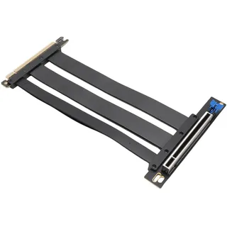 Asixxsix PCIE 5.0 Riser-Kabel für RTX4090 5090 RX8900 RX Gen 5 GPU-Grafikkarten-Verlängerungskabel, PCI-E 16X 128 GB/s, Kompatibel mit PCIE 4.0, Flexible Extender-Riser-Kabel (30cm)