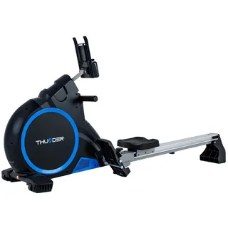 Thunder Rudergerät ARGO magnetisch 15kg Schwungrad 16 Widerstandsstufen FitShow 150kg schwarz