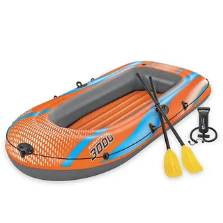 BESTWAY Aufblasbarer 3-Sitzer Ponton 246x122cm