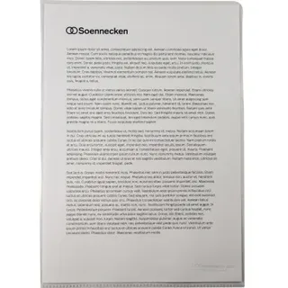 SOENNECKEN Sichthülle 1510 DIN A4 PP transparent 10 St./Pack.