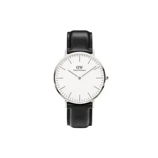 Daniel Wellington Uhren - DW COMBO Watch Sheffield 36mm Silver + leather car - Gr. unisize - in Silber - für Damen