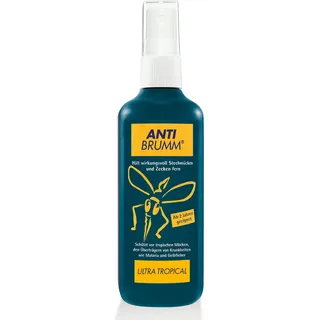 Anti Brumm® Ultra Tropical | Hochwirksames Mückenspray gegen tropische Mücken | Mückenschutz auf Fernreisen | Pumpspray, 150ml