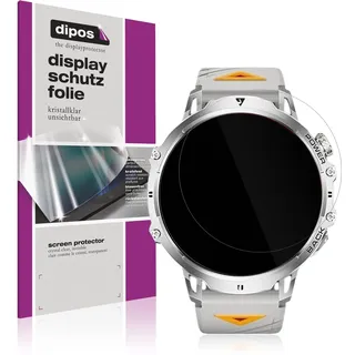 dipos I 6x Schutzfolie klar passend für Lige Militär 1.85 Zoll Fitnessuhr Folie Displayschutzfolie, Ultra-Dünn, Case-Friendly, Fingerprint-Kompatibel