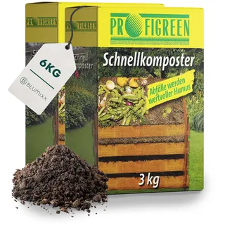 Blumixx Schnellkomposter 6 kg | Kompostbeschleuniger als Granulat | Beschleunigung des Kompostierungsprozesses | Hochwertiger Kompoststarter aus Naturstoffen | Ideal für nährstoffreiche Erde