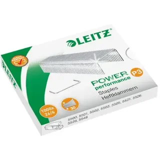 Original Leitz Heftklammern im Sparpaket Für Heftgerät 5500, 5501, 5502, 5504, 5505, 5508, 5522, 5524, 5526, 5533, 5560 und Heftzange 5548. (1.000, 26/6 (Art. 5572))