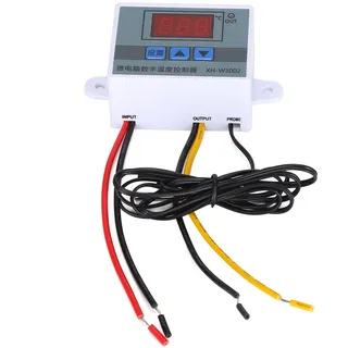 Digitaler Temperaturregler, Thermostatregler mit Heiz-Kühlmodus, Temperaturgesteuerte Auslassstecker-Heiz-Kühlregelung (110-220V)