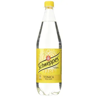 Schweppes Acqua Tonica Sprudel Bibita Analcolica Gassata - Confezione da 6 x 1 Liter
