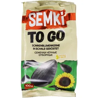 SEMKI TO GO Sonnenblumenkerne in Schale geröstet 100g