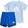 Essentials KIDS Set glow blue/white 74
