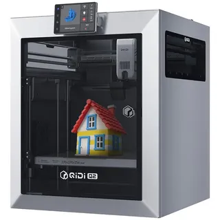 QIDI 3D-Drucker Q2 600 mm/s Hochgeschwindigkeit, 370 °C Hot-End, Automatische Nivellierung, KI-Kamera, 270 × 270 × 256 mm schwarz