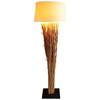levandeo Lampe Stehlampe 175cm Holz Natur Beige Holzlampe Unikat Treibholz Leuchte