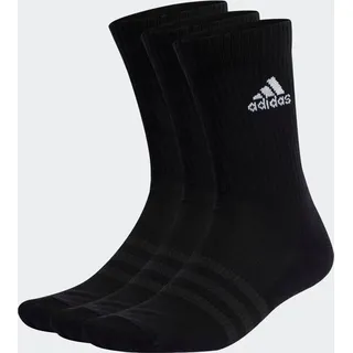 Adidas Cushioned Crew Socken 3 Paar Black / White 40-42