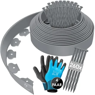 aus Kunststoff 4000 x 5 cm grau