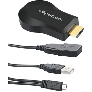 TVPeCee WLAN-HDMI-Stick für Miracast, Mirroring, AirPlay, Chromecast und DLNA