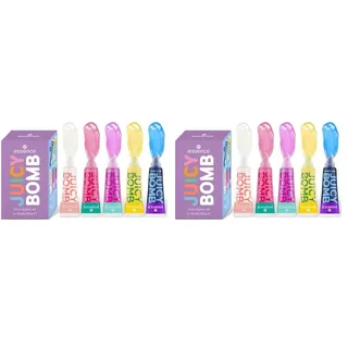 essence JUICY BOMB shiny lipgloss set 02 Virtual Multi Pack