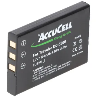 AccuCell Traveler DC-5300 Akku EE-Pack-300 als Nachbau Akku Fuji NP-60