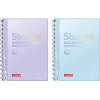 Brunnen Collegeblock Premium Student A4 Pastell 2