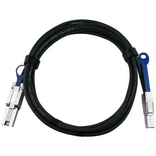 BlueOptics CBL-SAST-0547-BL InfiniBand-Kabel 0.5 m MiniSAS (SFF-8088) Schwarz - Silber, (CBL-SAST-0547-BL)