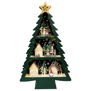 Konstsmide 3297-950 Holz-Figur LED Grün