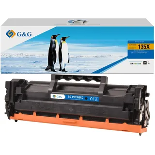 G&G 135X Toner Kompatibel für HP 135A 135X W1350A Toner für HP Laserjet m209dw MFP m234dw m234sdn m234sdw mit Chip (1 schwarz)