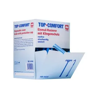AMPri Med-Comfort Einmalrasierer blau 100 Stück
