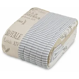 Mirabeau Tagesdecke Quilt Framingham leinen/weiß weiß