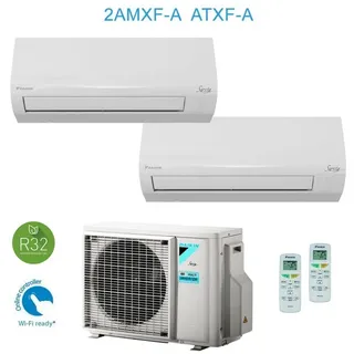 Daikin 2AMXF50A + ATXF35A + ATXF35A Klimaanlage Dual Split Siesta 2x 12000Btu A+