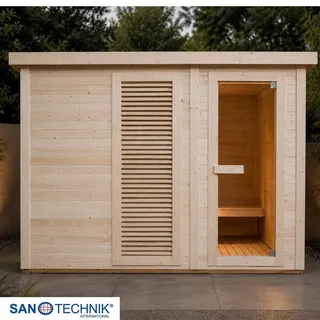 SANOTECHNIK Sauna Vaasa 4-6 Personen 310 x 230 x 219,5 cm