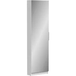 Demeyere Zapatero 50 x 180,5 x 20 cm mit Spiegel / weiß matt