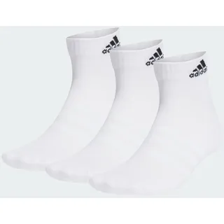adidas Cushioned Sportswear Ankle 3er Pack White / Black 28-30