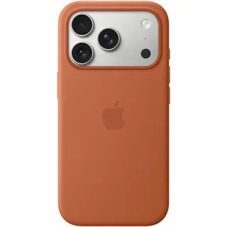 Apple iPhone 17 Pro Silikon Case mit MagSafe Terracotta