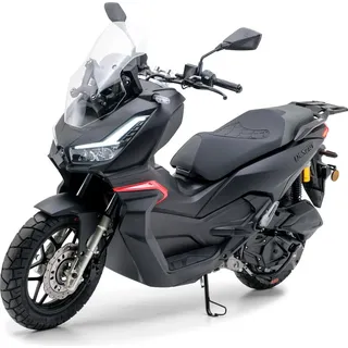 Motorroller 125 ccm Burnout QS125 ADV Mattschwarz (Desert)