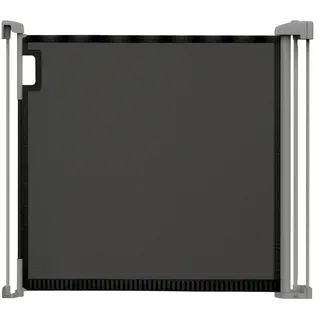Ingenuity Die Thruway 52W - Haustier- und Kindergitter mit ausziehbarem Netz, für Öffnungen bis 132 cm, Befestigung mit Hardware, Installation an Wand/Türrahmen - Schwarz
