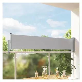 vidaXL Ausziehbare Seitenmarkise 60 x 300 cm grau