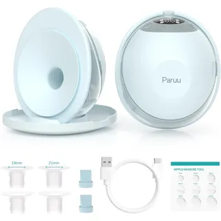 Paruu P20 Milchpumpe Elektrisch, Tragbar Freihändig Elektrische Milchpumpe, 4 Mo