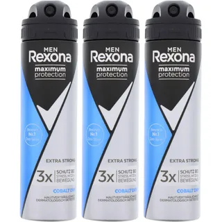 3 x Rexona Men Maximum Protection Cobalt Dry  Anti Transpirant jeweils 150 ml