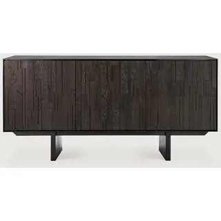 Ethnicraft Mosaic Indoor Anrichte Teakholz - Schwarz