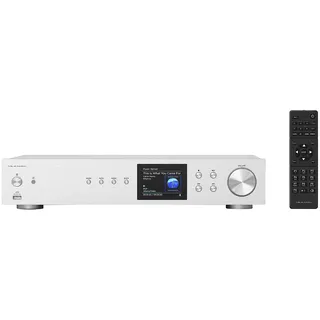 VR-Radio Internet Tuner: Digitaler WLAN-HiFi-Tuner, Internetradio, DAB+, Bluetooth, Silber (DAB+ Receiver für Stereoanlage, Tuner für Stereoanlage, iPhone Ladestation)