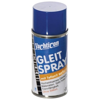 Gleitspray mit Teflon 300 ml von Yachticon. Hochwirksames Gleitspray für alle Materialien sehr hohe Gleit- und Trennfähigkeit ohne Silikon.