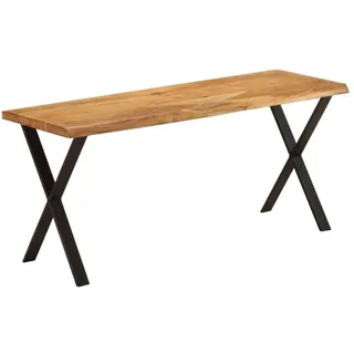 vidaXL Sitzbank Baumkante Braun 105 x 40 x 48 cm