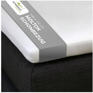 BettwarenShop Topperschoner Spannbettlaken 140 x 200 cm