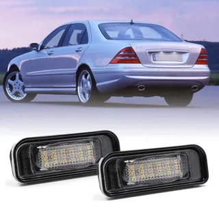 njssjd Led-kennzeichenbeleuchtung, 6000 K, Kaltweiß, 12 V, Canbus, für Mercedes S-klasse W220, W220 Amg 1995–2005