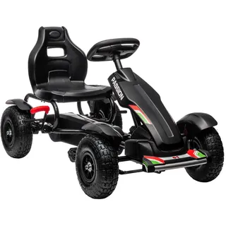 Homcom Go-Kart schwarz (121x58x61 cm)