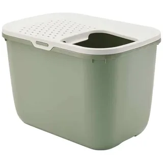 Savic Katzentoilette Hop In 58,5x39x39,5 cm Botanisch Grün/Weiß