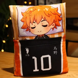 Niedliches Oikawa Tooru Plüschtier Haikyuu gefülltes Kissen weiches Kissen japanisches Anime Plüschpuppe Kissen Kissen Auto/Zuhause/Zimmer/Dekoration Rücken Cuhion